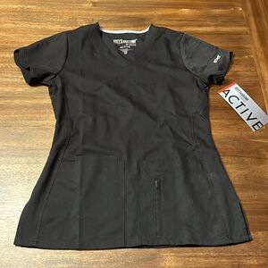 New Xs Scrub top - Greys Anatomy- Active - black